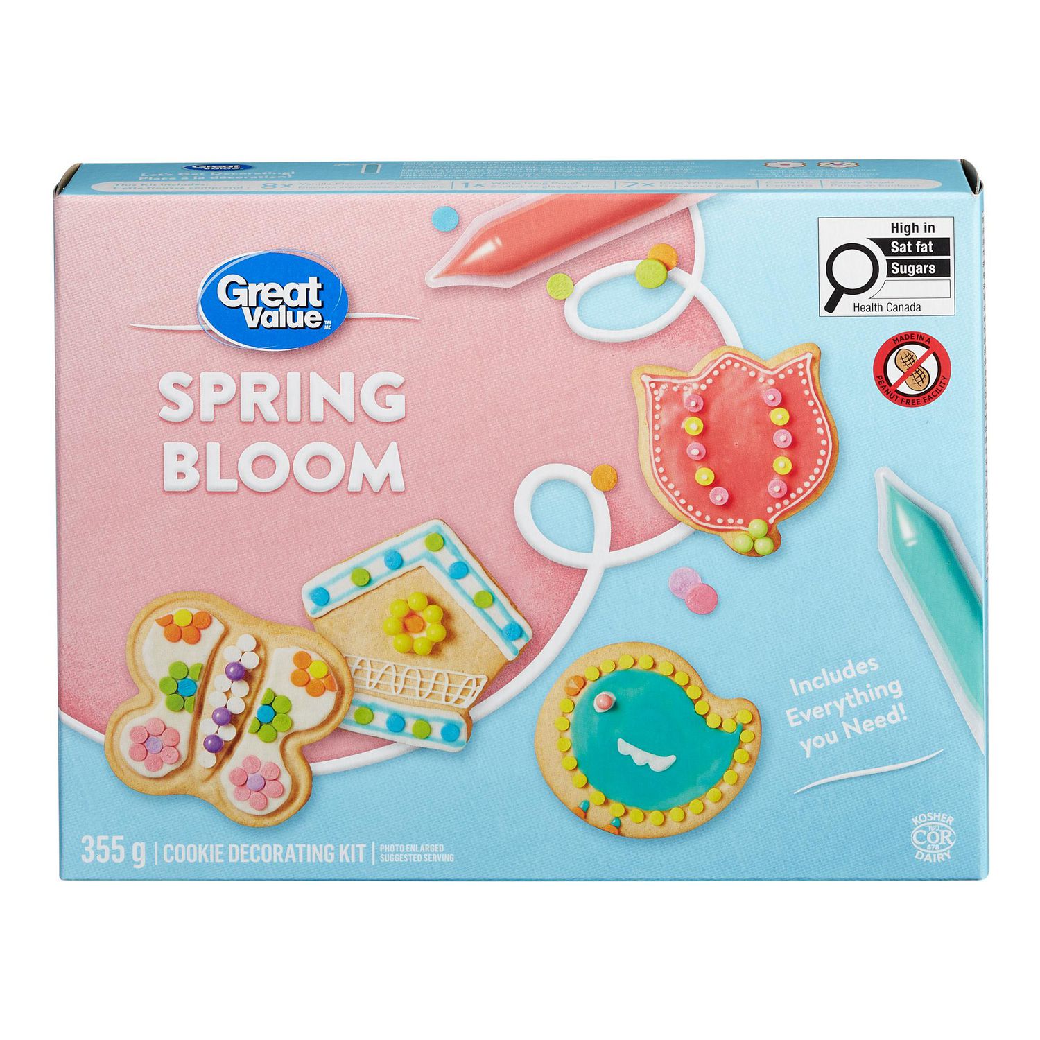 Great Value Spring Bloom Cookie Decorating Kit
