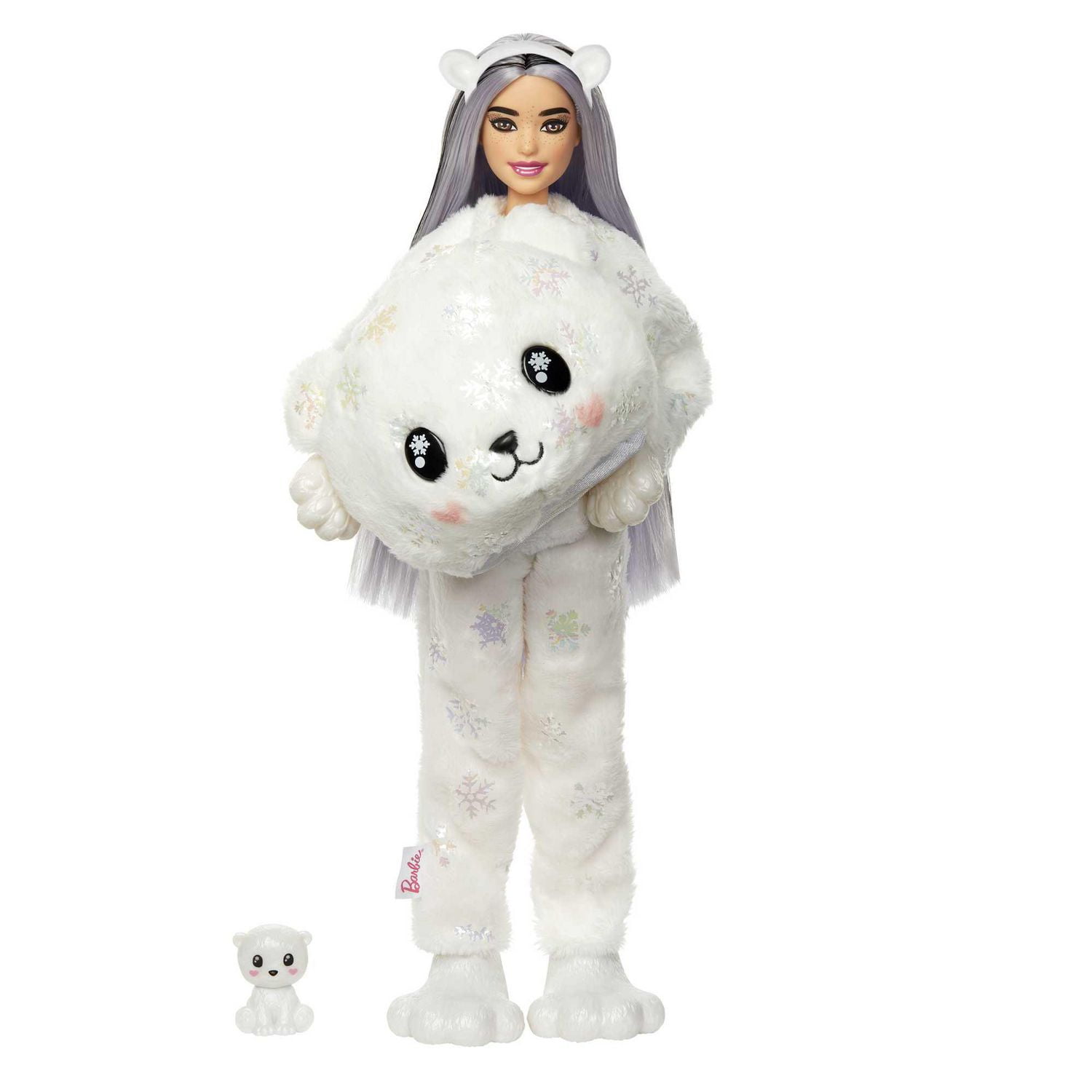 Barbie Dolls Cutie Reveal Doll Snowflake Sparkle Polar Bear