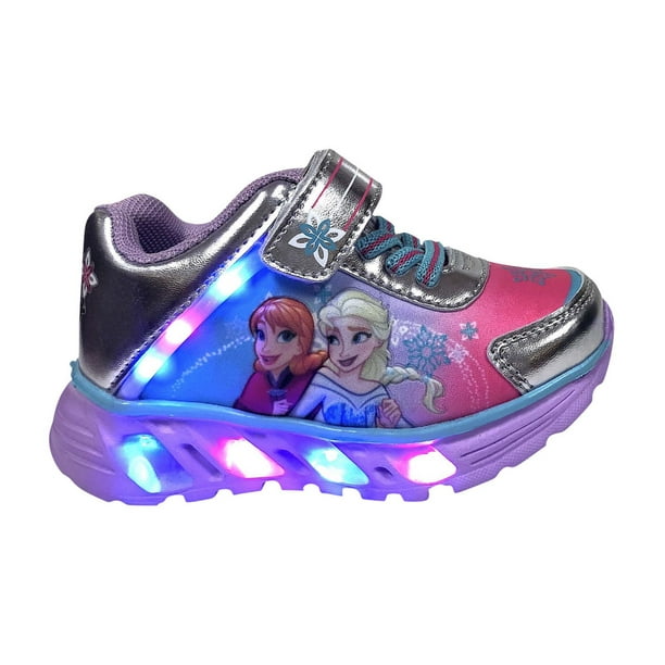 Chaussures de sport Frozen avec lumières pour bambines