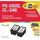 Canon Paquet de papier photo PG-245XL et CL-246 de 50 feuilles 8278B024 – image 1 sur 2