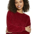 thumbnail image 4 of George Women's Texture Plush Pajamas 2-Piece Set, 4 of 6