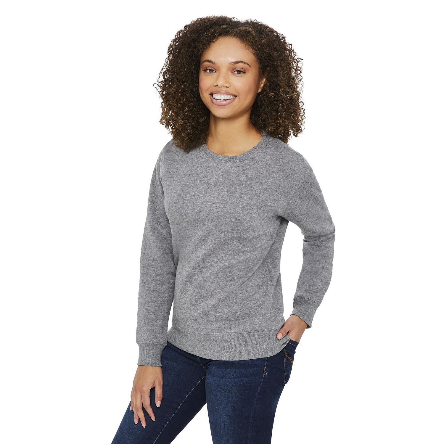 George Women's Melange Drop Shoulder Popover | Walmart Canada