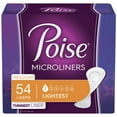 thumbnail image 1 of Poise Daily Microliners, Incontinence Panty Liners, Lightest Absorbency, 1 of 6
