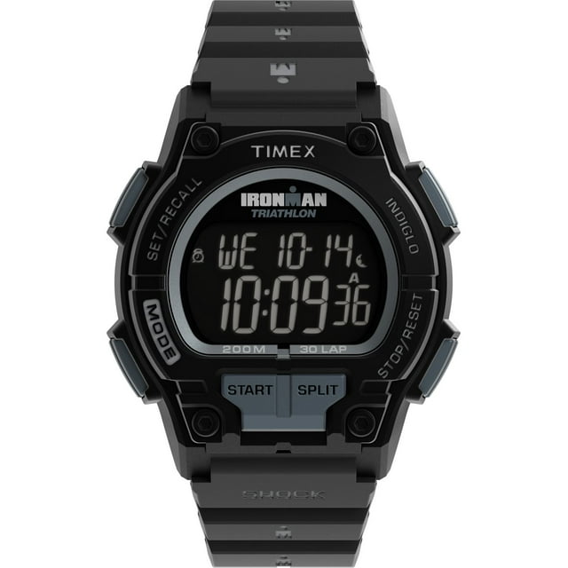 TIMEX® IRONMAN® Shock Endure 42mm Resin Strap Watch