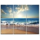 Tableau sur toile imprimée Design Art Photographie paysage marin Couchée de soleil sur la mer – image 2 sur 3