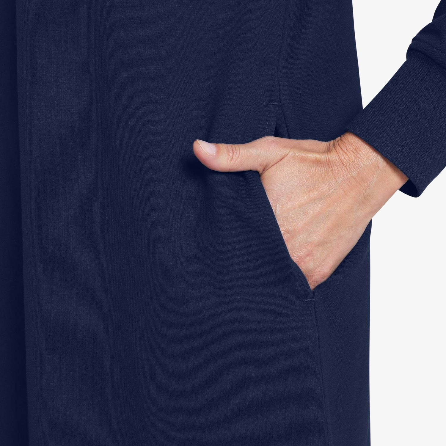 CHAPS QTR ZIP DRESS