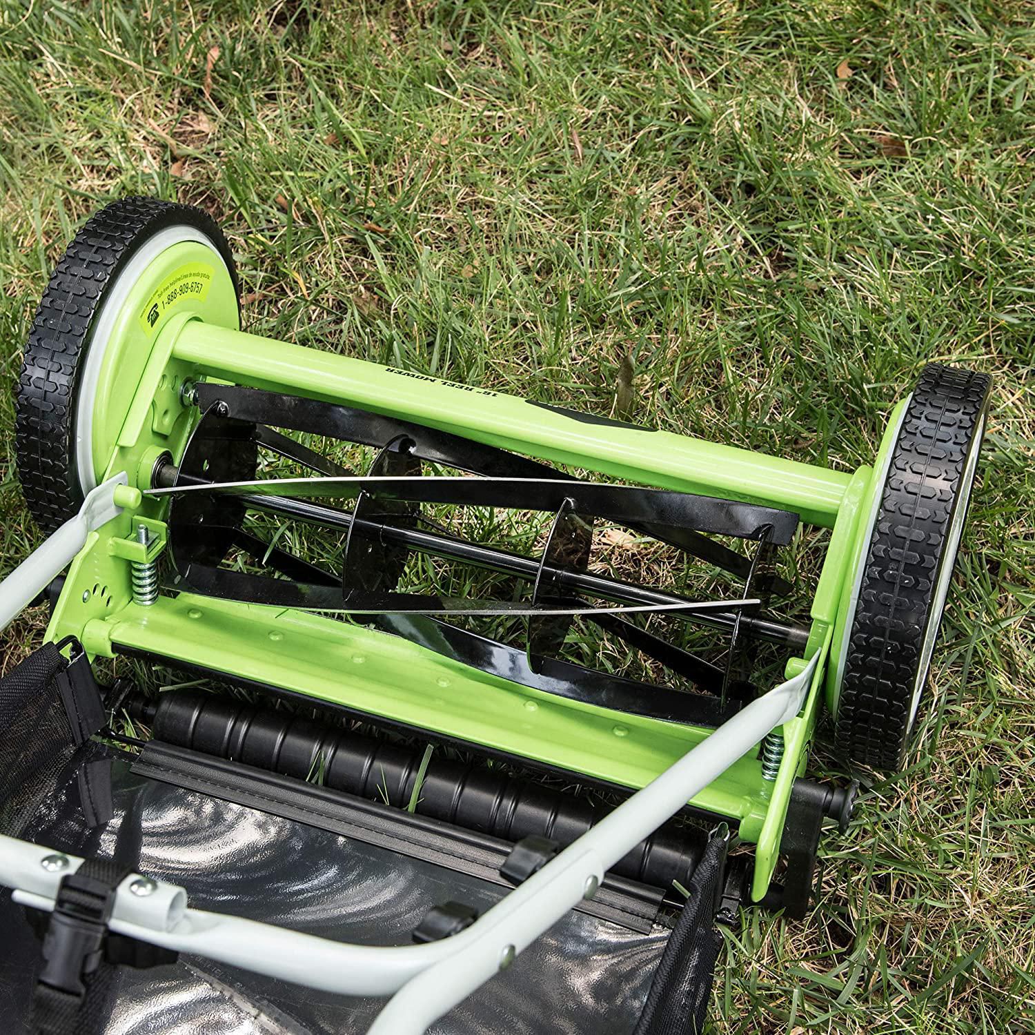 Greenworks 16-inch Reel Mower, Quick, quiet and easy maintenance 