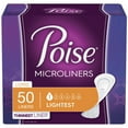 thumbnail image 1 of Poise Daily Microliners, Incontinence Panty Liners, Lightest Absorbency, 1 of 6