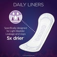 thumbnail image 2 of Poise Daily Microliners, Incontinence Panty Liners, Lightest Absorbency, 2 of 6