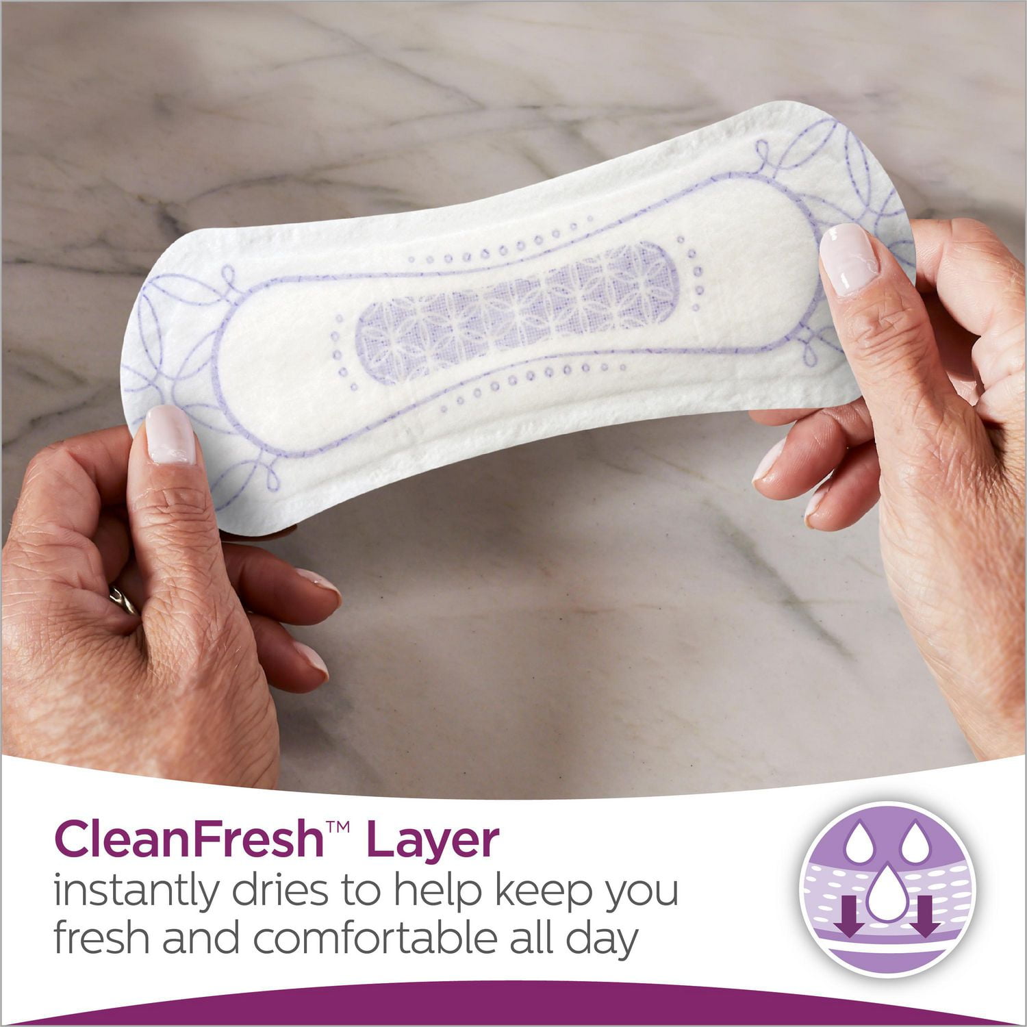 Poise Daily Microliners, Incontinence Panty Liners, Lightest Absorbency