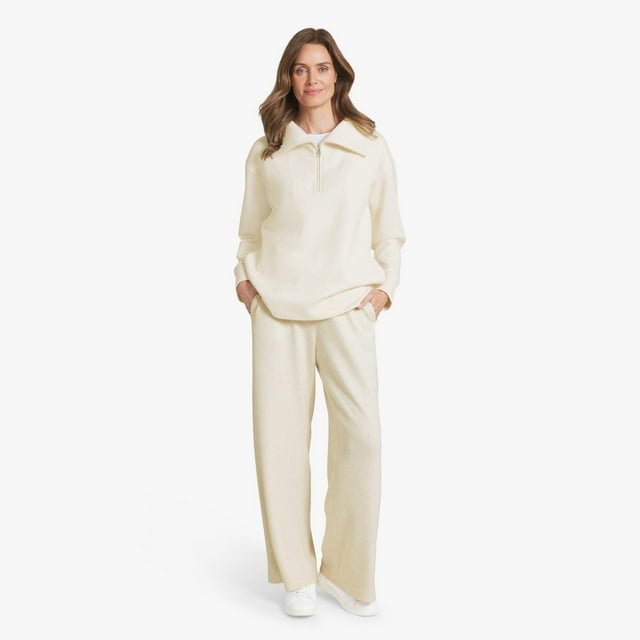 CHAPS QTR ZIP TOP