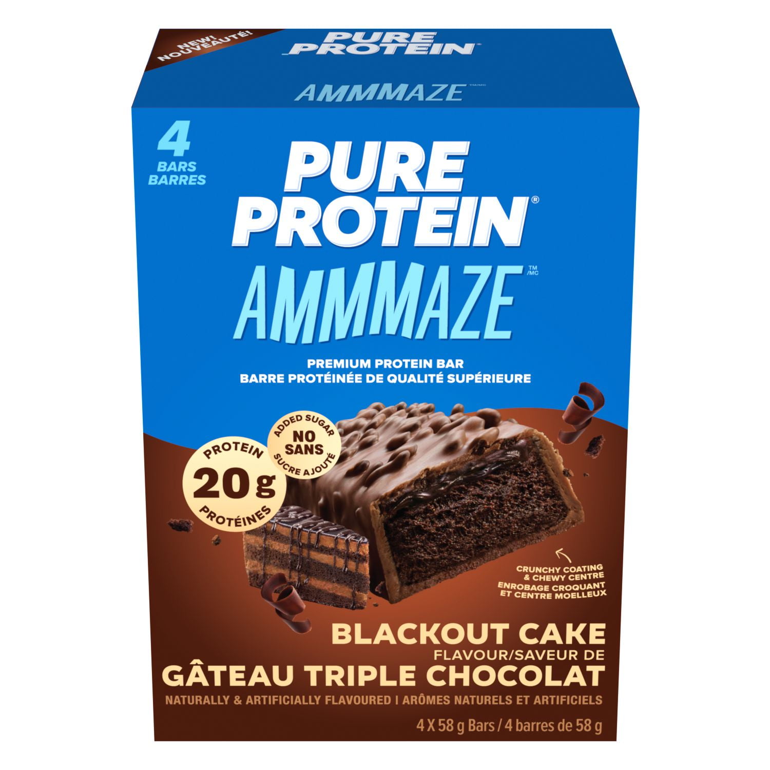Pure Protein Blackout Cake 4X58G
