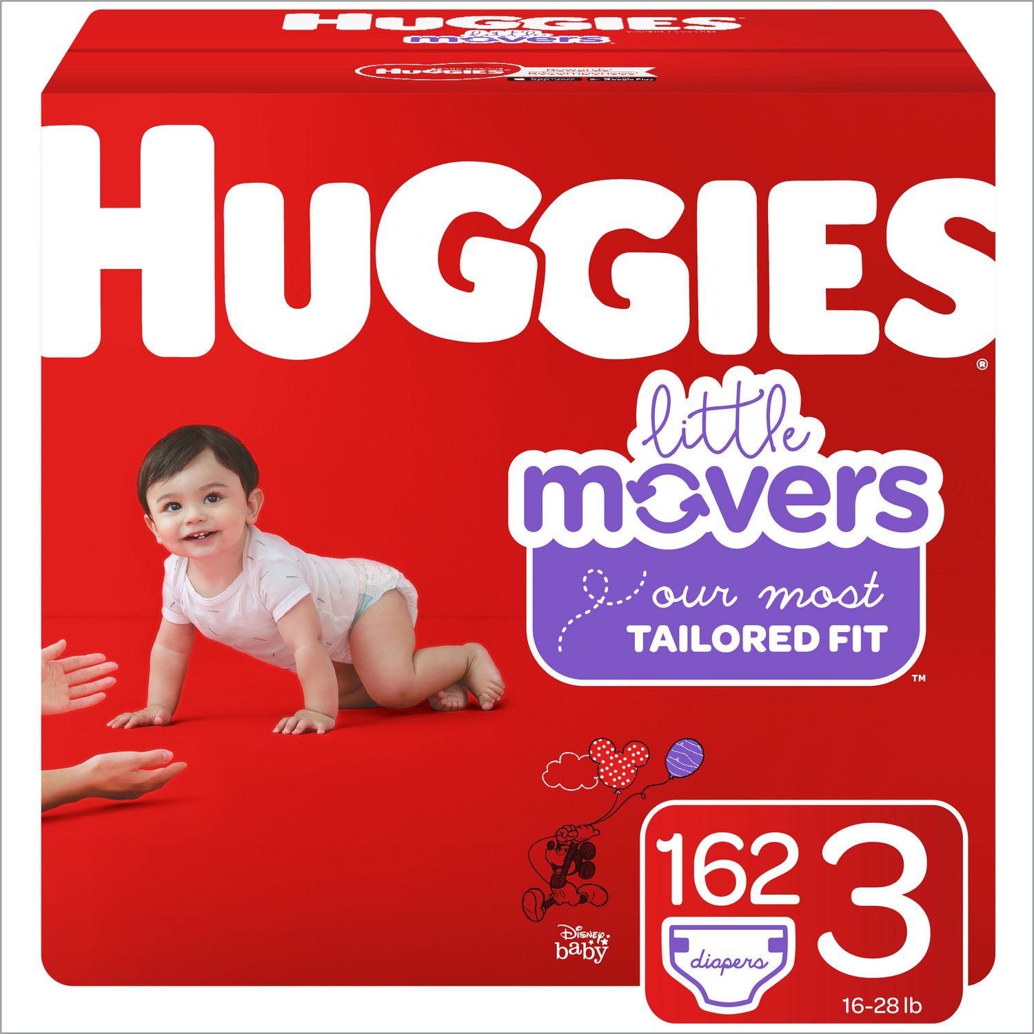 HUGGIES Little Movers Diapers, Econo 