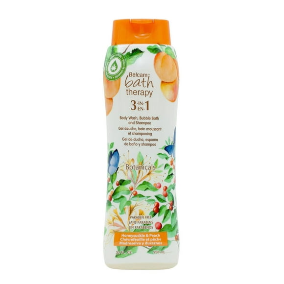 Gel douche 3-en-1 Bath Therapy au miel et à la pêche