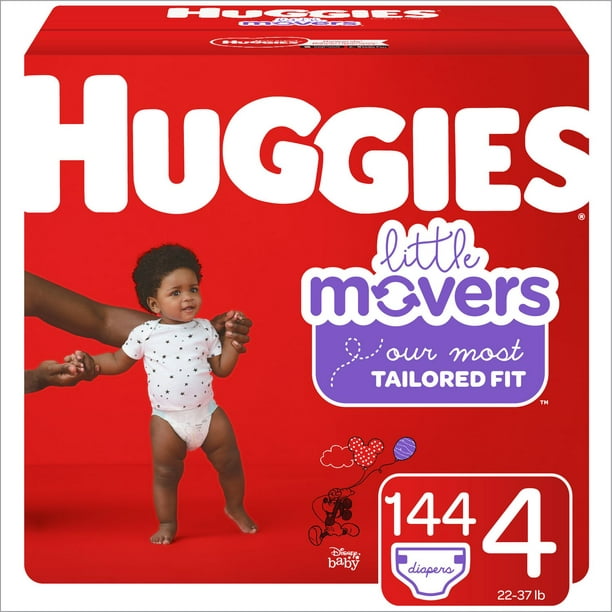 Couches HUGGIES Little Movers, Emballage Econo