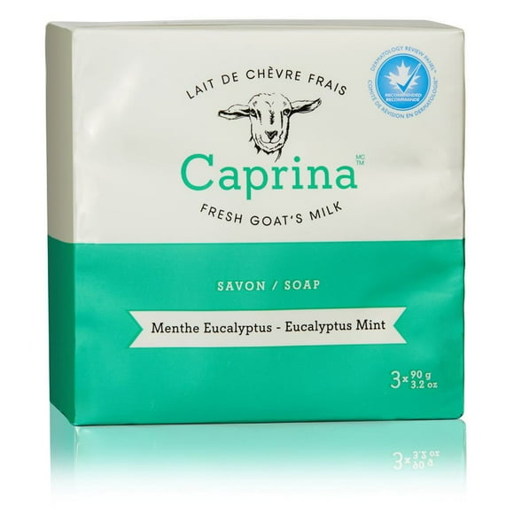 Caprina Savon Lait de Chévre Menthe Eucalyptus