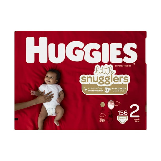Boîte géante de couches Little Snugglers de Huggies 