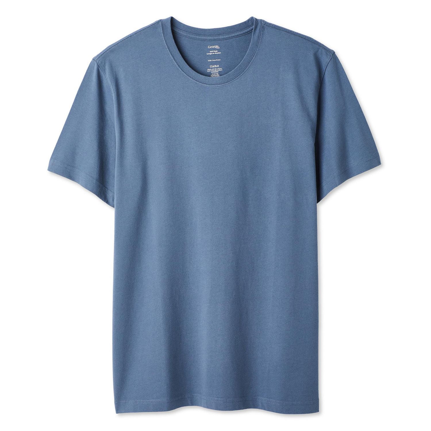 T-shirt de base George pour hommes Tailles P-TG