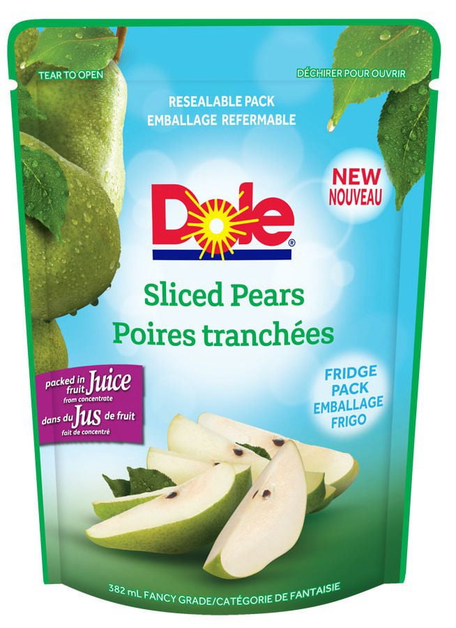 Dole Sliced Pears in Fruit Juice Walmart Canada