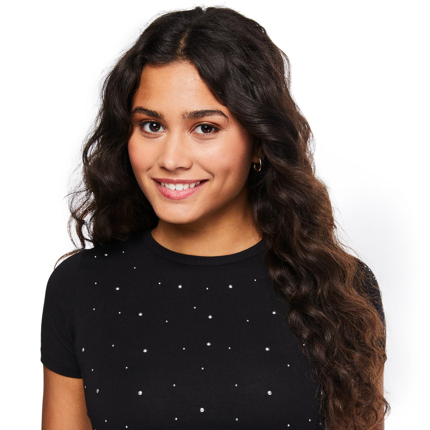 T-shirt clouté No Boundaries pour femmes