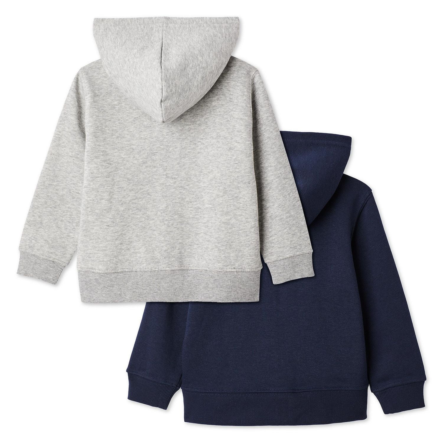 George Toddlers' Gender Inclusive Fleece Full Zip Hoodie 2-Pack