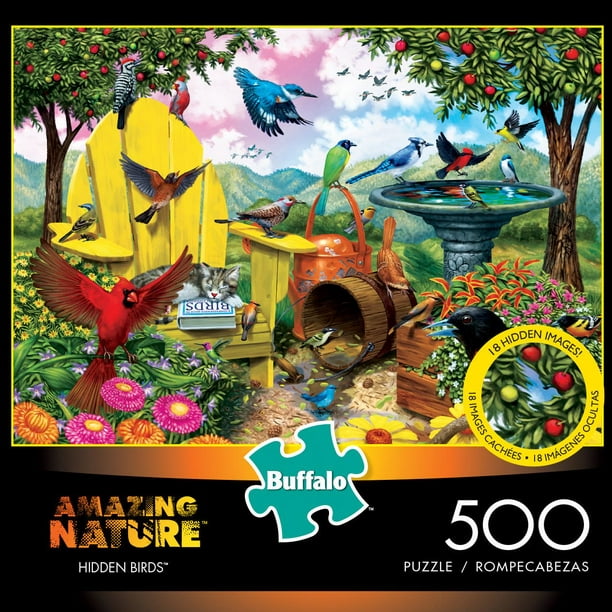 Buffalo Games Amazing Nature Le puzzle Hidden Birds en 500 pièces