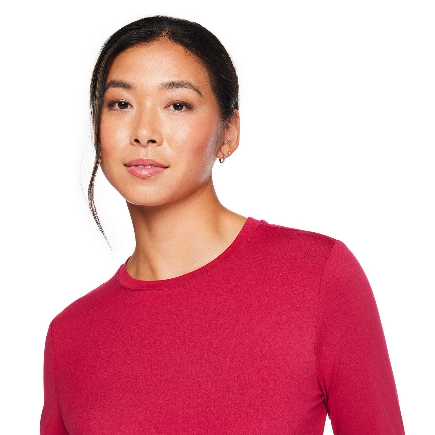 T-shirt à manches longues Athletic Works pour femmes