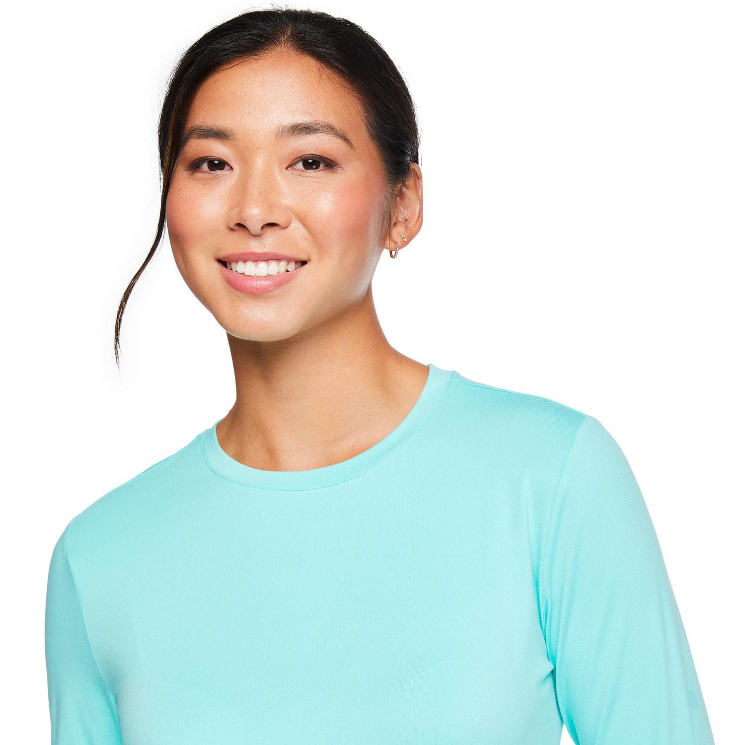 Athletic Works Women's Long Sleeve Tee, Sizes XS-XXL