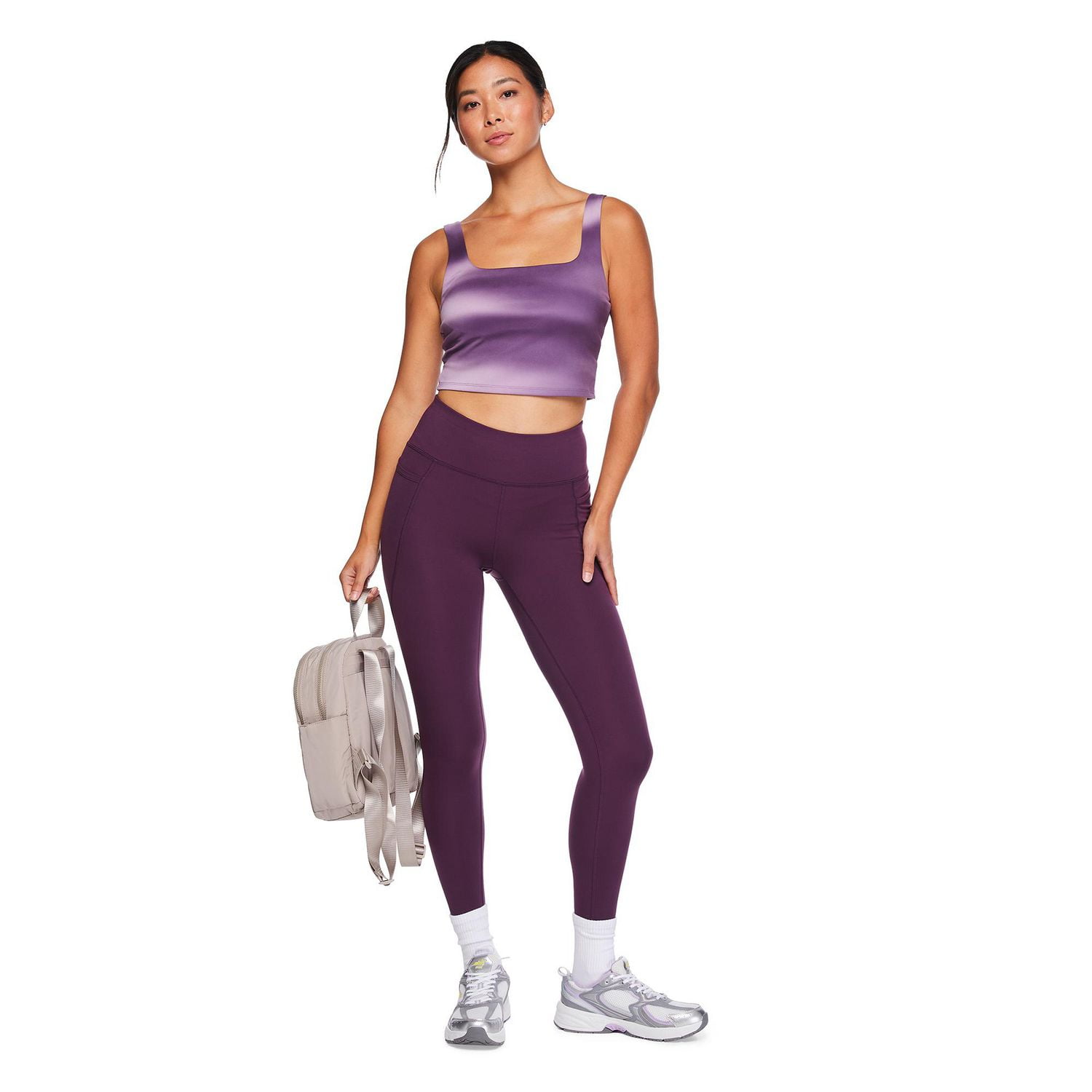 Soutien-gorge à coupe longue avec imprimé Athletic Works pour femmes