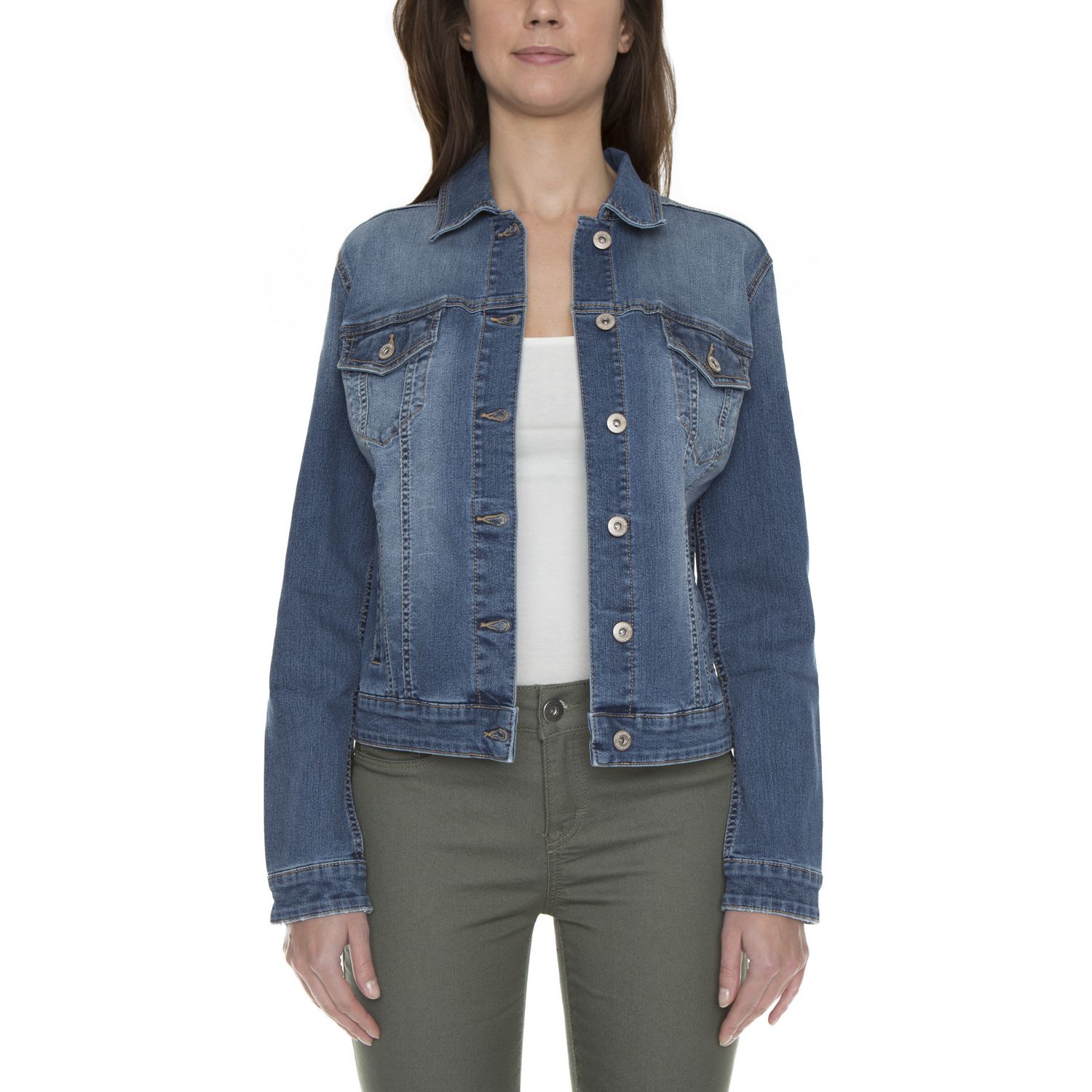 Jordache Women's Long Sleeve Denim Jacket | Walmart Canada