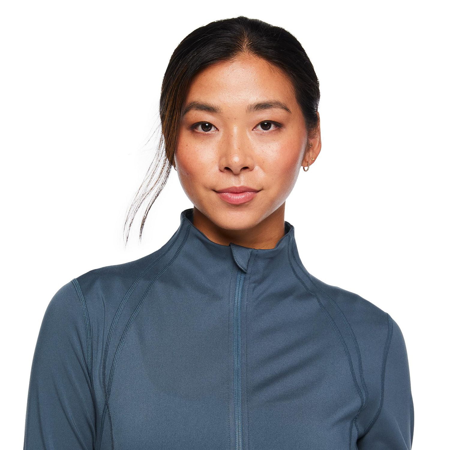 Veste zippée sur la longueur Athletic Works pour femmes