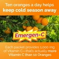thumbnail image 4 of Emergen-c Super Orange Immune+, 1000mg Vitamin C/B Vitamins Mineral Supplement, 24 Count, 4 of 8