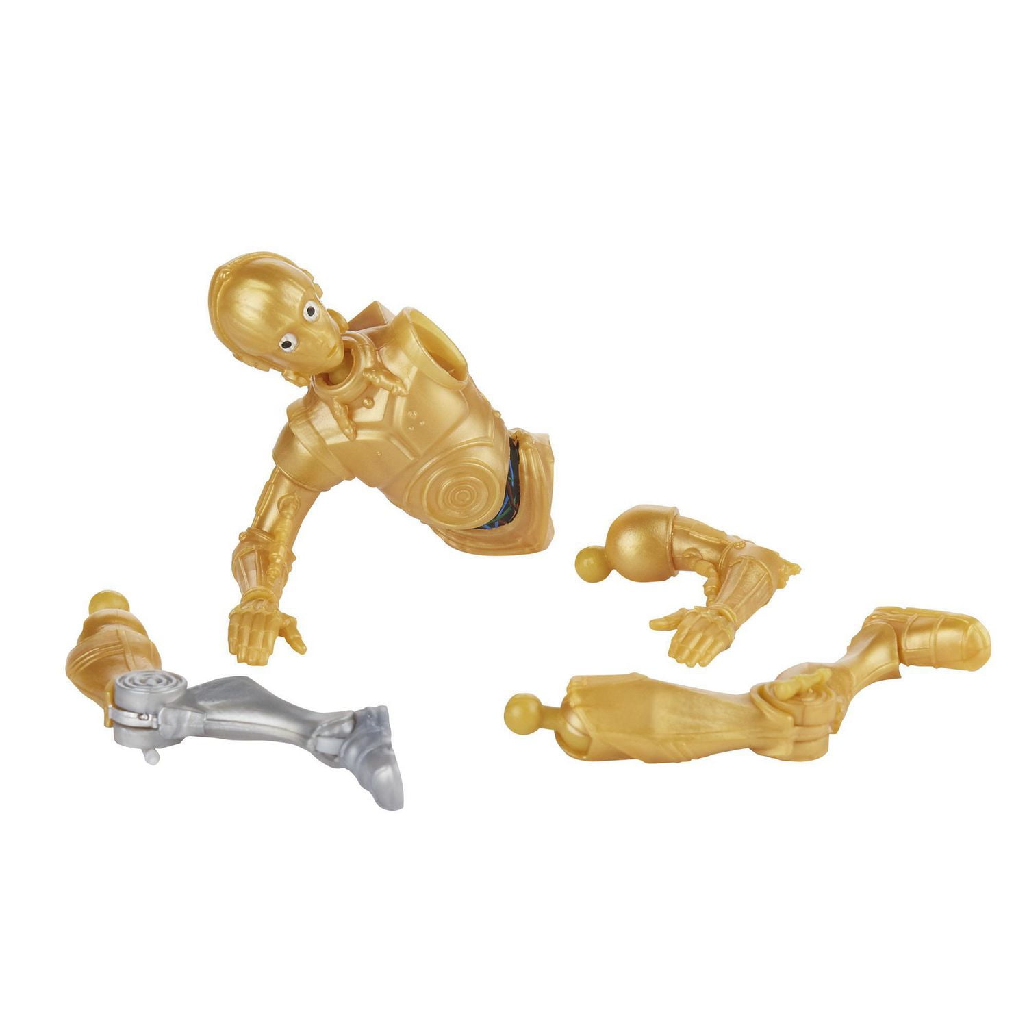 Star Wars Galaxy of Adventures C 3PO Toy 5 inch Scale Action Figure with Fun Droid Demolition Feature