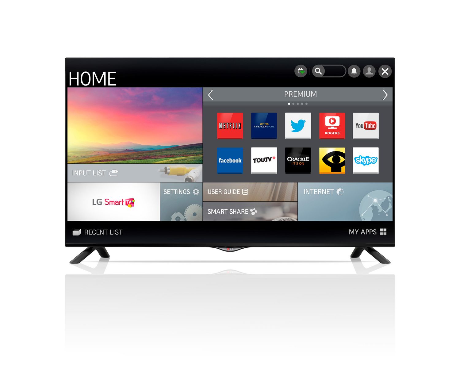 Lg 55 4k Ultra Hd 120hz Led Smart Tv 55ub8200 Walmart Canada