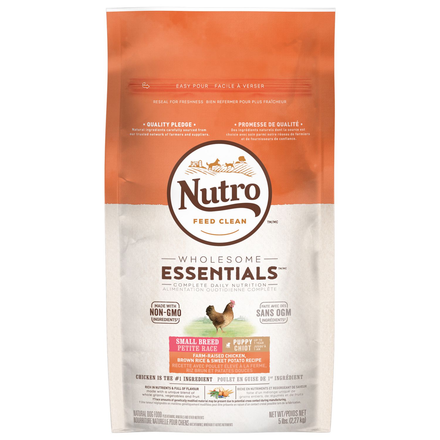 Nutro Natural Choice Small Breed Puppy Chicken, Brown Rice & Sweet ...
