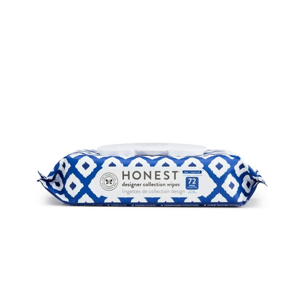 The Honest Company Lingettes, 72 unités-Blue Ikat - Hypoallergénique