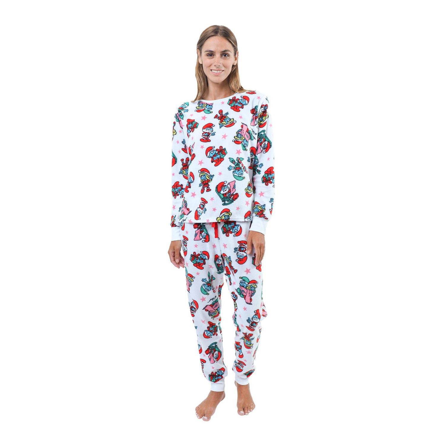Disney Smurfs Women’s Jogger Pajama Set
