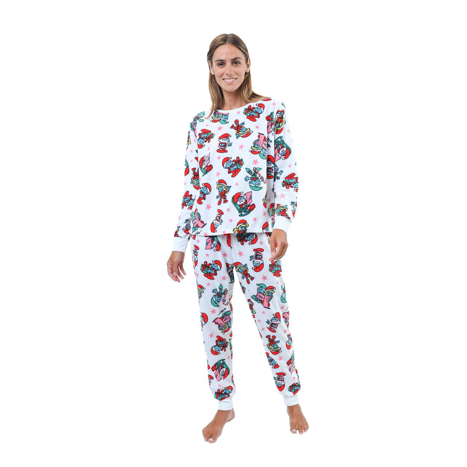 Disney Smurfs Women’s Jogger Pajama Set