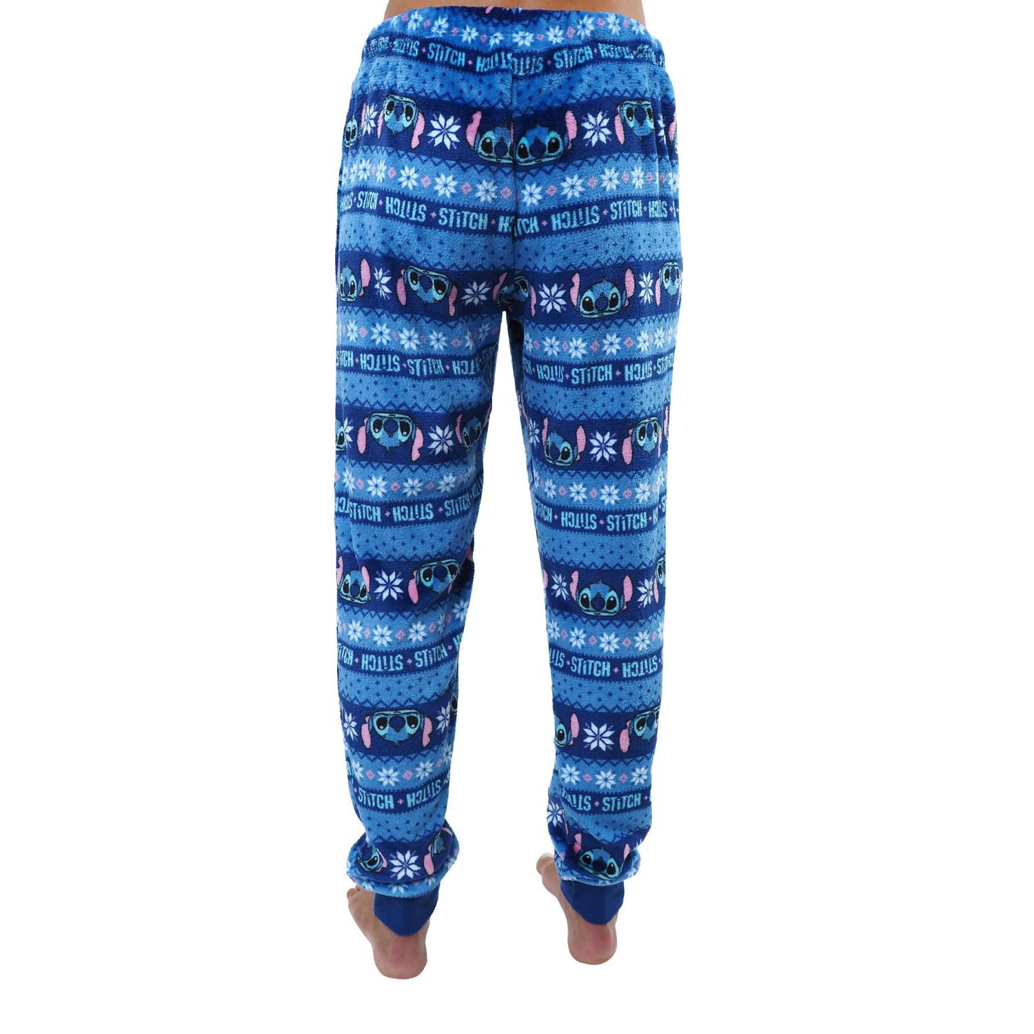 Disney Stitch - Pantalon de pyjama à revers pour femmes