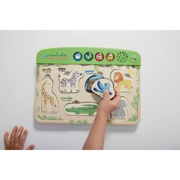 LeapFrog Interactive Wooden Animal Puzzle - English Version 