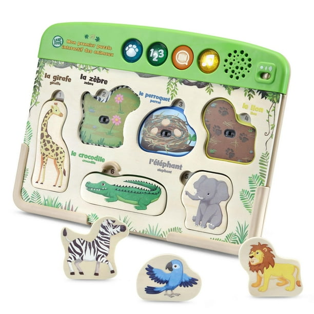 Mon premier puzzle interactif des animaux - jouet bois FSC - La