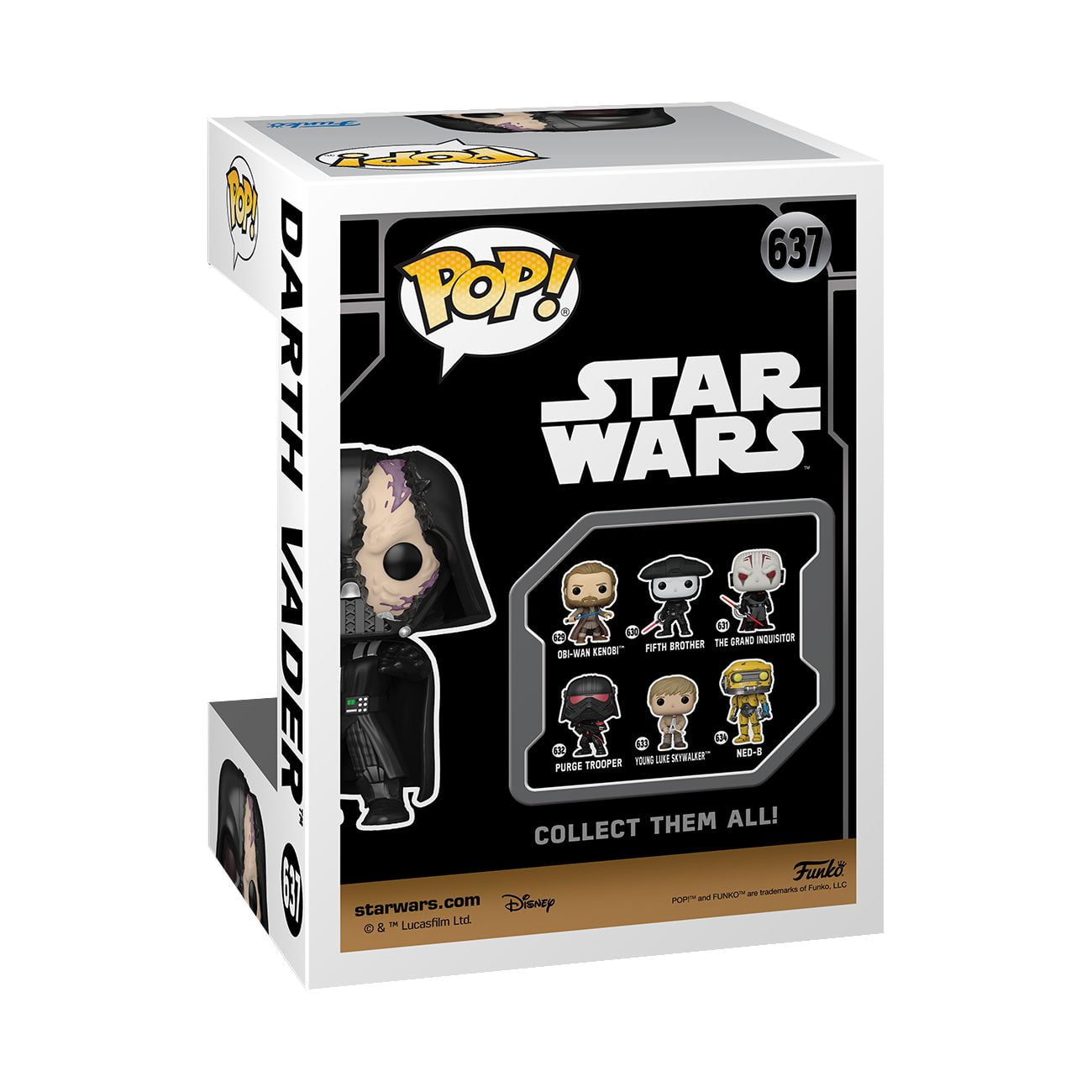 Funko POP Vinyl: Obi-Wan Kenobi S2- Darth Vader (damaged helmet