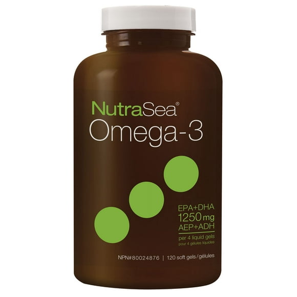 NutraSea® Oméga-3, 120 gélules