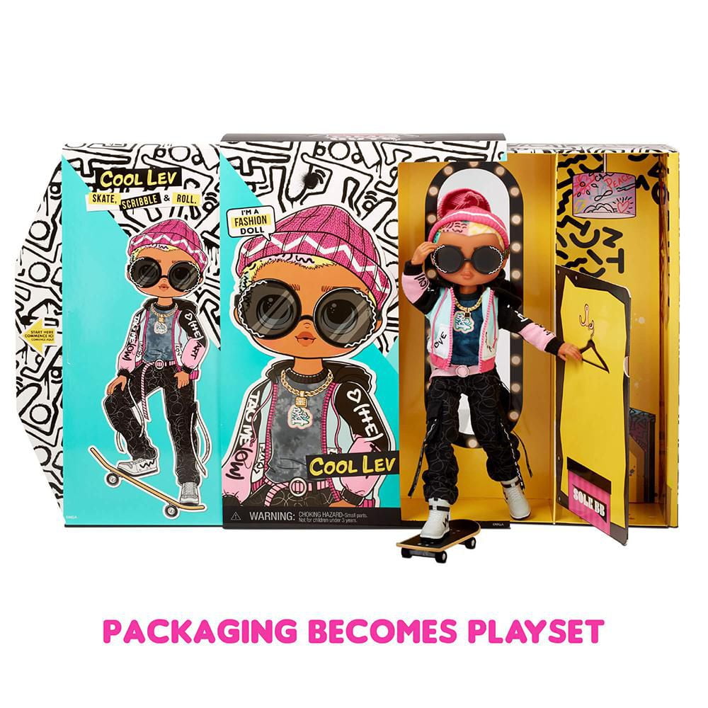 LOL Surprise OMG Guys Fashion Doll Cool Lev Walmart