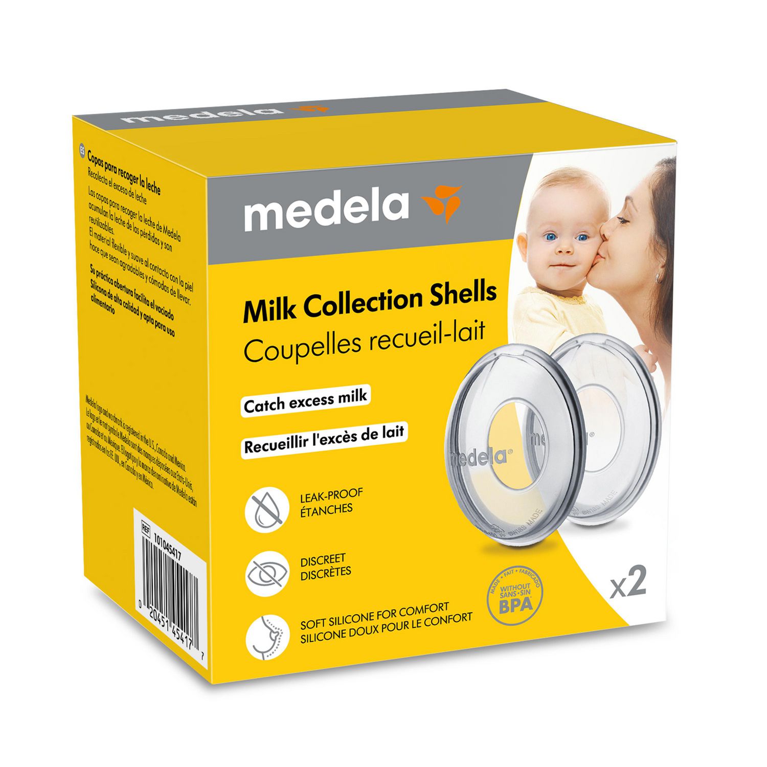 Coupelles recueil-lait de Medela 
