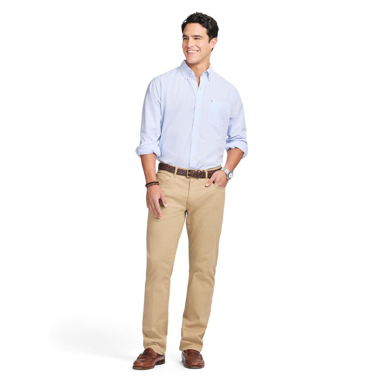 IZOD CHANDAIL TISSÉ MANCHES LONGUES