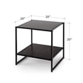 thumbnail image 2 of Zinus Dane 20 in Black Frame Side Table, 2 of 5
