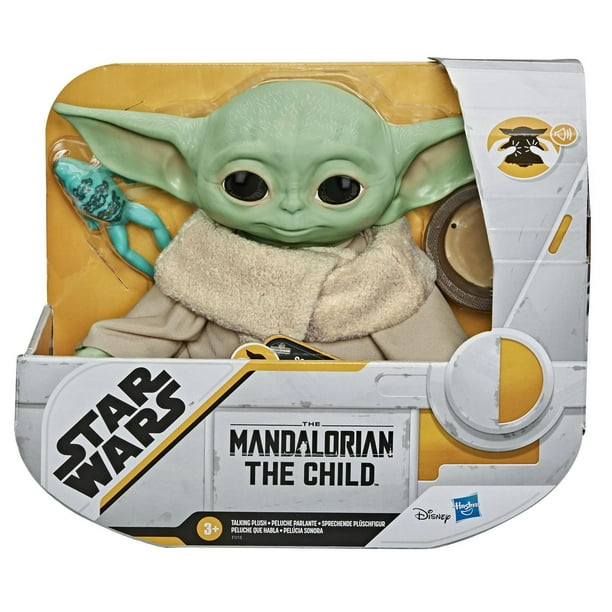 Star Wars The Child, jouet en peluche parlant avec sons du personnage et accessoires, jouet The Mandalorian