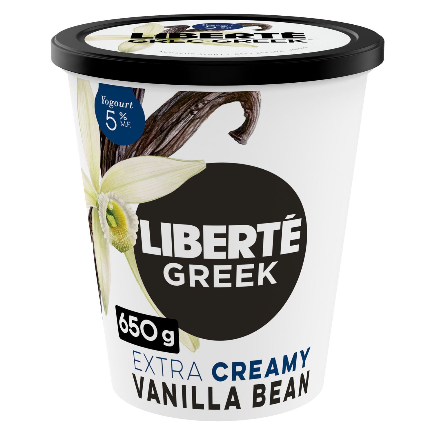 Liberté Greek Vanilla Bean 5 MF Yogurt Walmart Canada