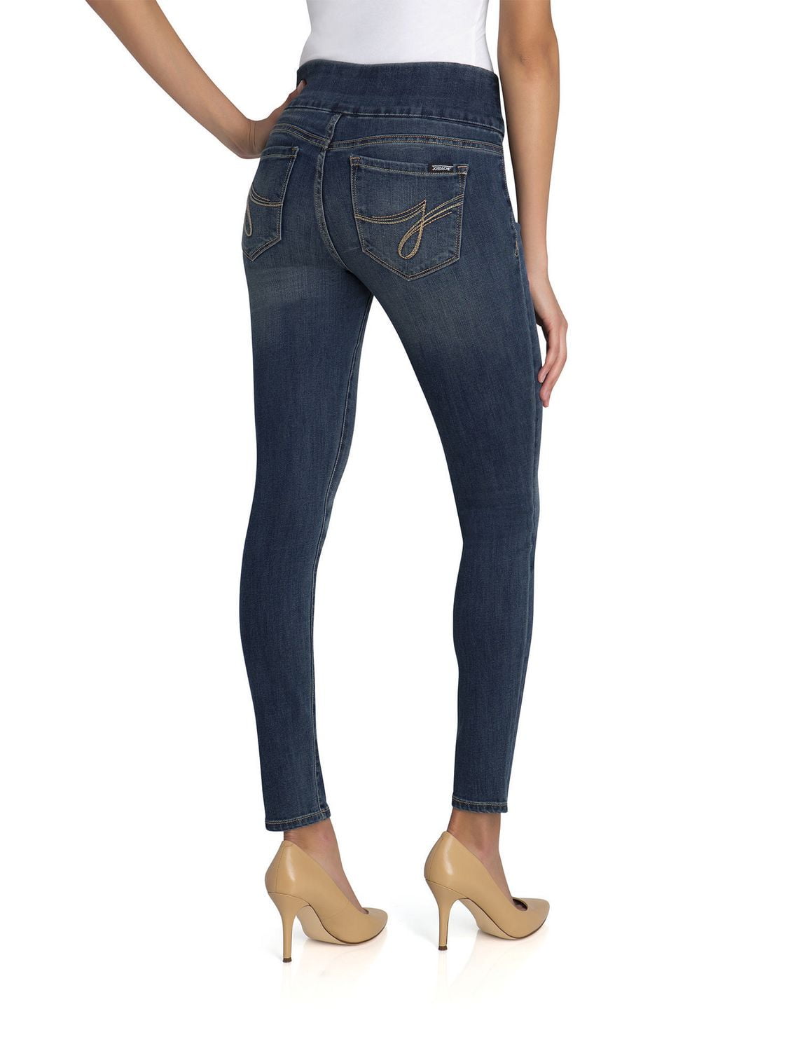 jordache high rise pull on legging